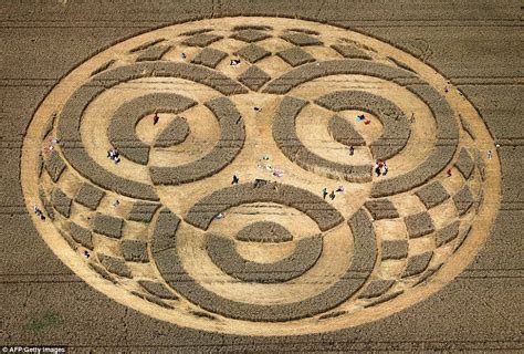 Thousands Of Tourists Flock To See Mysterious Crop Circles In Germany