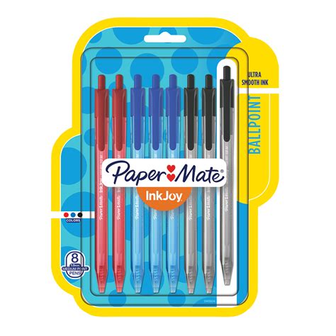 Paper Mate Inkjoy 100rt Retractable Ballpoint Pens Medium
