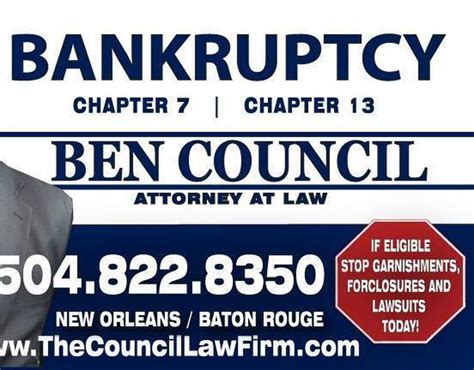 The council law firm deals in #bankruptcy #personalinjury / motor vehicle accident wrongful death #louisiana #workerscompensationlaw. The Council Law Firm, LLc: Lawyers and Law Firms in New ...