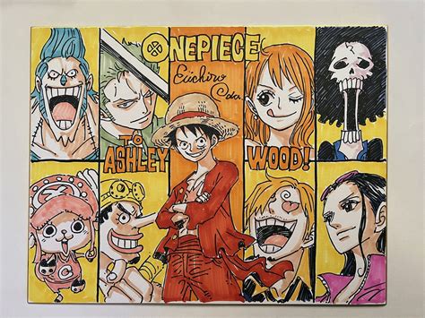 One Piece Eiichiro Oda In Ashley Woods Manga Comic Art Gallery Room