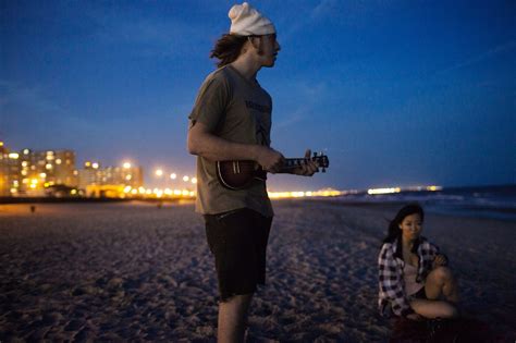 After Sunset Rockaway Is A Whole New Beach The New York Times