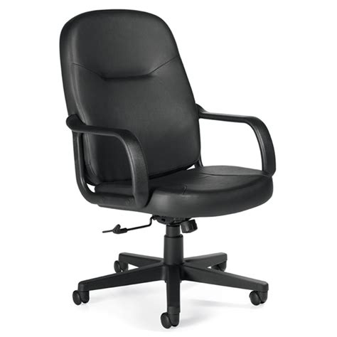 Offices To Go Annapolis High Back Tilter Office Chair Black Luxhide