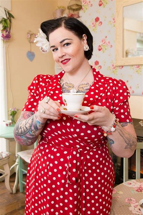 Peggy Wrap Dress In Red With Polka Dots The Seamstress Of Bloomsbury