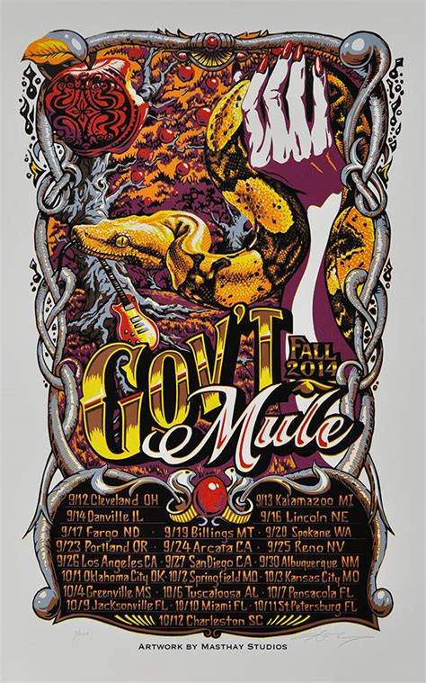 By now you already know that, whatever you are looking for, you're sure to find it on aliexpress. New 2014 Fall Tour Poster - Gov't Mule