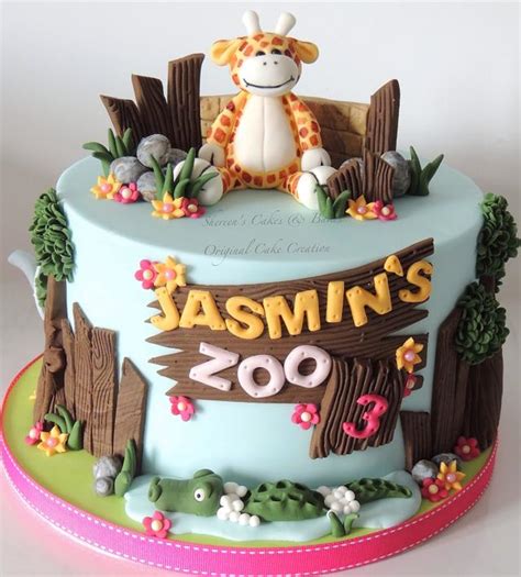 Little Zoo Cake Decorated Cake By Shereen Cakesdecor