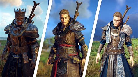 Assassins Creed Valhalla All Armor Sets For Female Eivor Showcase