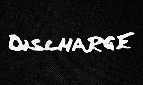 Discharge Classic Logo Printed Patch