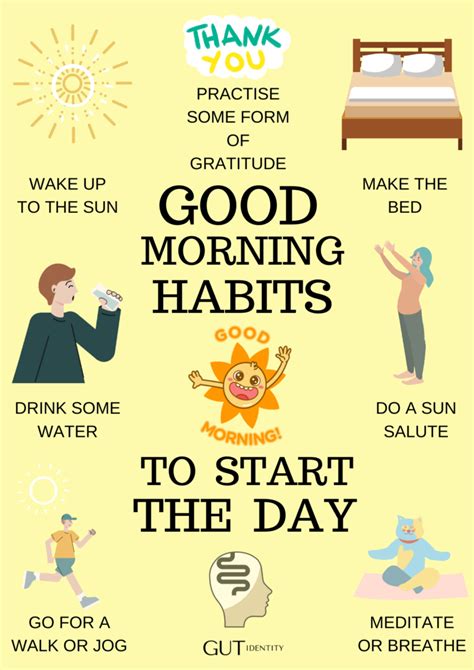 Why Good Morning Habits Matter Gutidentity Lifestyle