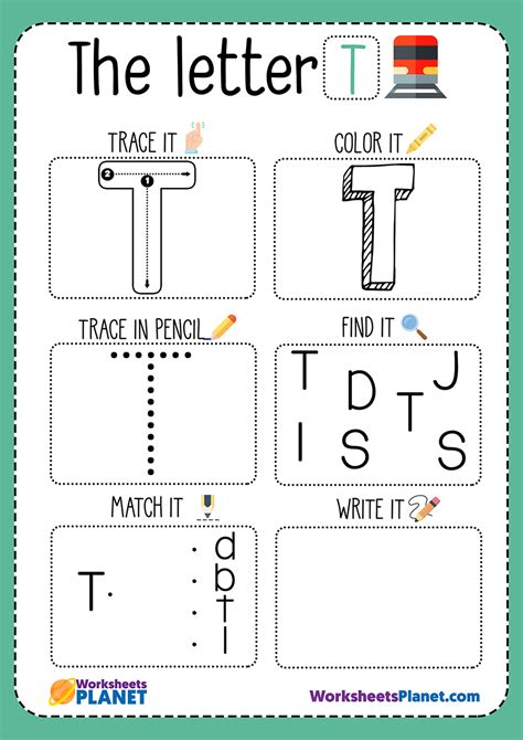 Letter T Activities For Preschool Letter T Worksheets Letter T Crafts Letter T Printables