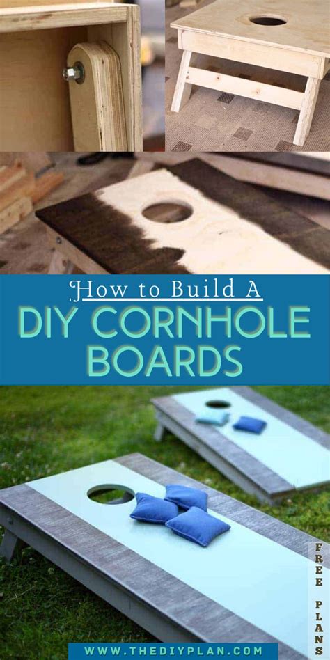 How To Build A Set Of Diy Cornhole Boards Thediyplan Corn Hole Diy
