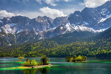 View Of Lake Eibsee Landscape Beautiful Places