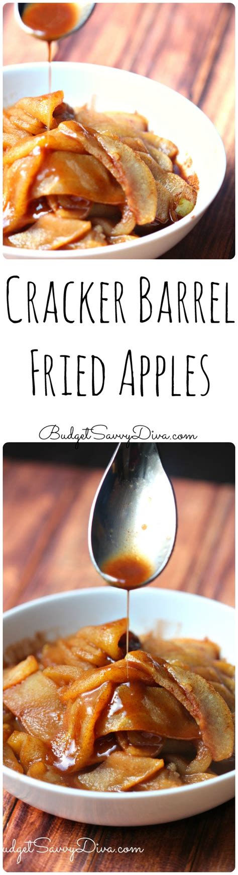 1 (16 ounce) bag kari lee's orchard fresh apple crisp mix. Cracker Barrel Fried Apples Recipe | Budget Savvy Diva