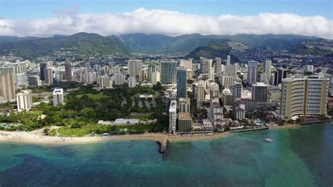 Aerial Video Footage Of The Waikiki Beach 03 Youtube