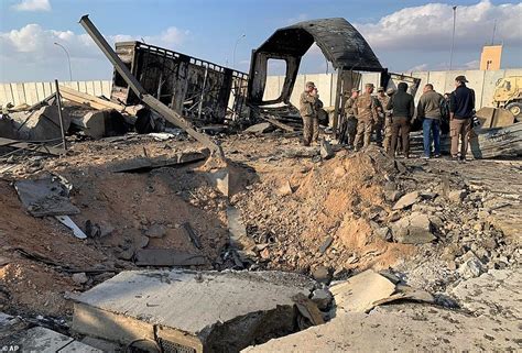 New Images Show Damage Caused By Iranian Missile Strike On Iraqi Base