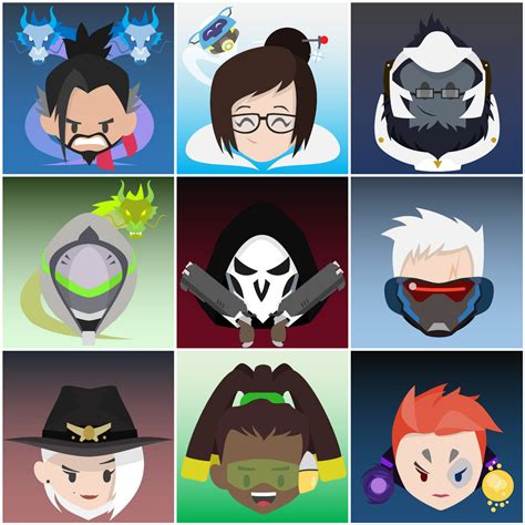 I Made Some New Overwatch Player Icons Via Roverwatch Ow Highlights