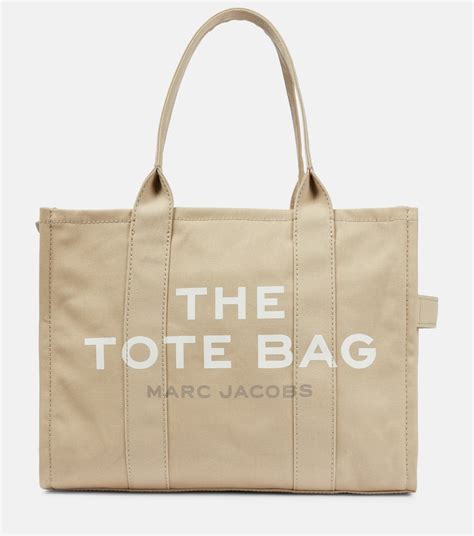 Marc Jacobs The Traveler Canvas Tote In Beige ModeSens
