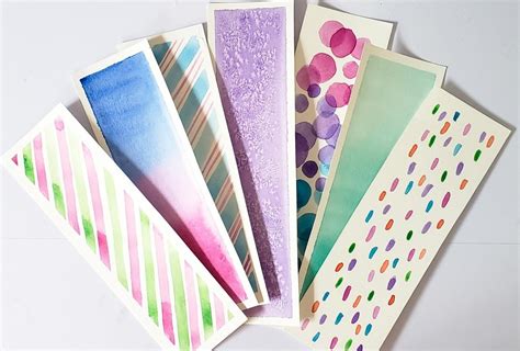 These Are My Watercolor Bookmarks Skillshare Student Project