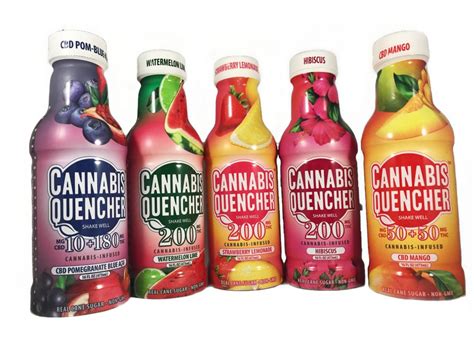 Cannabis Quencher Drinks Venice Cookie Co 16 Fluid Oz 4 Options