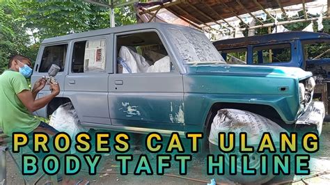 Perbaikan Cat Body Daihatsu Taft Hiline Youtube
