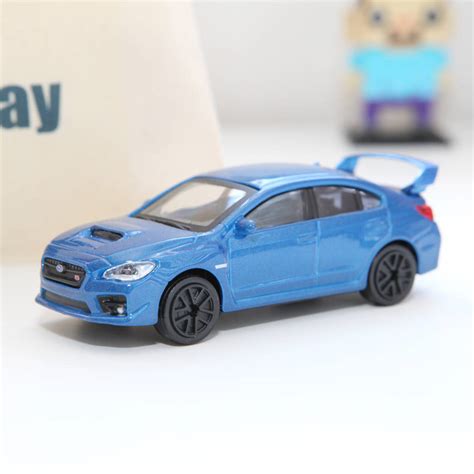 Die Cast Subaru Car Toy And Personalised Bag By Red Berry Apple