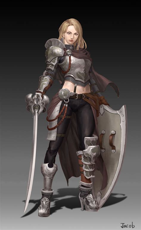 Female Armor Concept Art