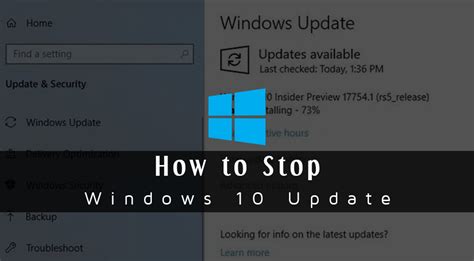 How To Stop Windows 10 Update Permanently Updated 2022