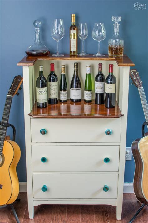 Thinking of rescuing an old chest of drawers at your home? Upcycled: Old Chest of Drawers to Wine Bar | Furniture ...
