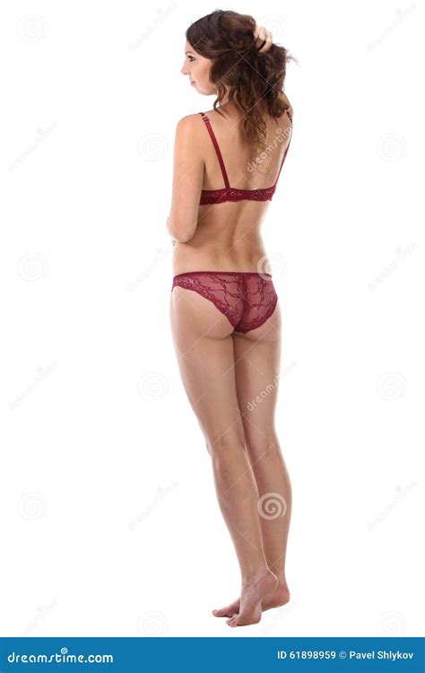 Beautiful Full Body Brunette Beauty Woman In Underwear Stock Image Image Of Fashion Caucasian