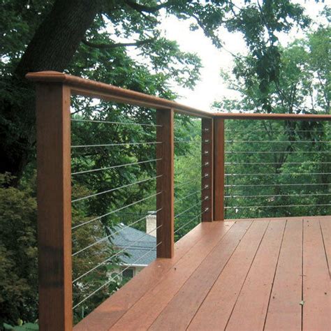 Cable railing has a very clean and modern look. STAINLESS CABLE RAILING, DECK RAILING,RAILEASY TURNBUCKLE ...