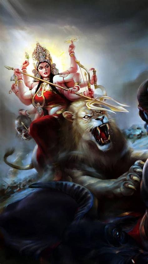 Maa Durga HD Photo Best Maa Durga Wallpaper Deidades hindúes Arte