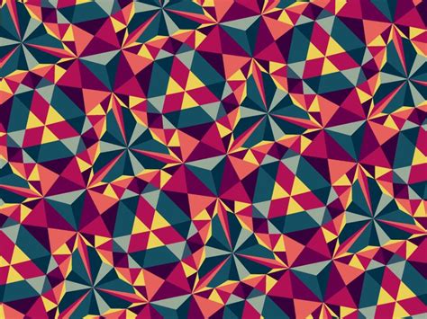 Kaleidoscope Pattern Geometric Art Circle Painting Color Wheel Art