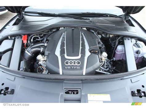 2013 audi a8 l 4 0t quattro 4 0 liter fsi twin turbocharged dohc 32 valve vvt v8 engine photo