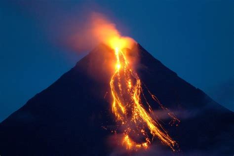 Philippines Volcano Mount Mayon Erupting Thousands Forced From Homes