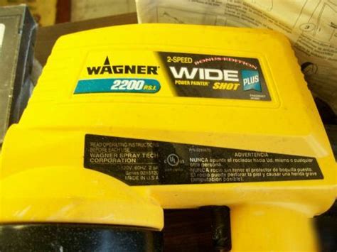 Wagner 2 Step Pro Duty Power Painter Wradio Tool Box