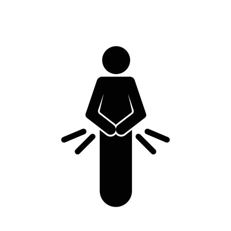 Indigestion glyph icon. Upset stomach. Stomachache. Digestive disorder