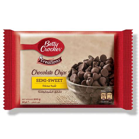 Betty Crocker Semi Sweet Chocolate Chips 200g Online At Best Price