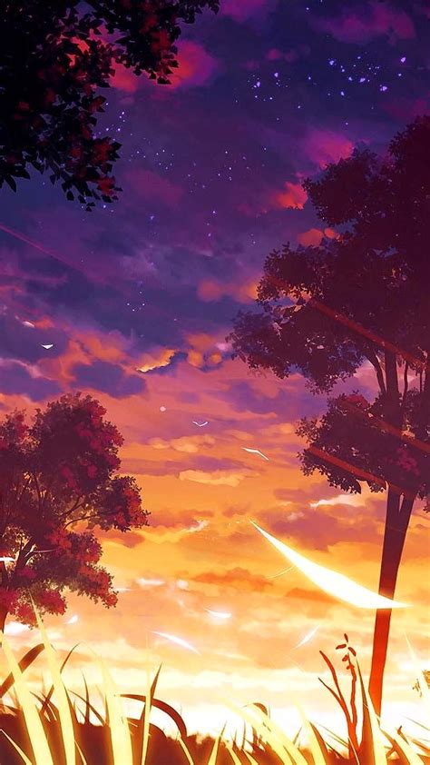 30 Beautiful Scenery Iphone Anime Wallpaper