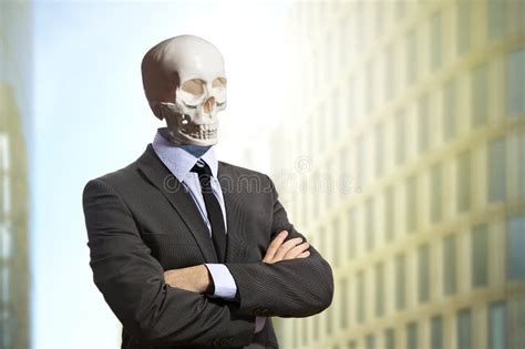 Skeleton In Business Suit Stock Photo Image Of Nasty 62687226
