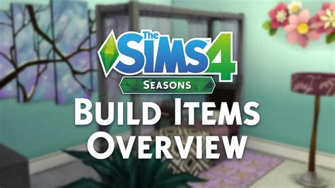 The Sims 4 Seasons Build Items Overview