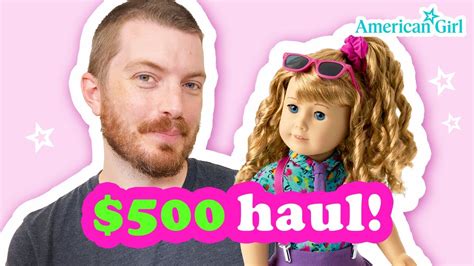 Huge American Girl Doll Courtney Unboxing Haul Review Youtube