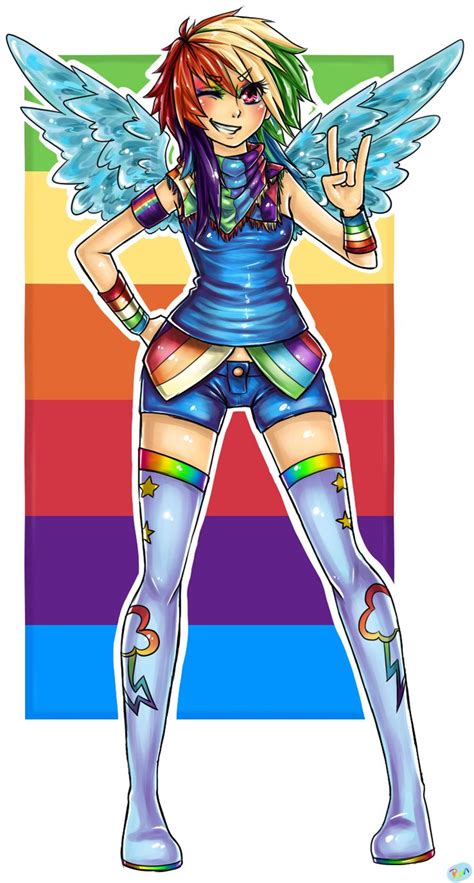 Mlp Rainbow Dash By Ron On Deviantart Rainbow Dash Rainbow Mlp Fan Art