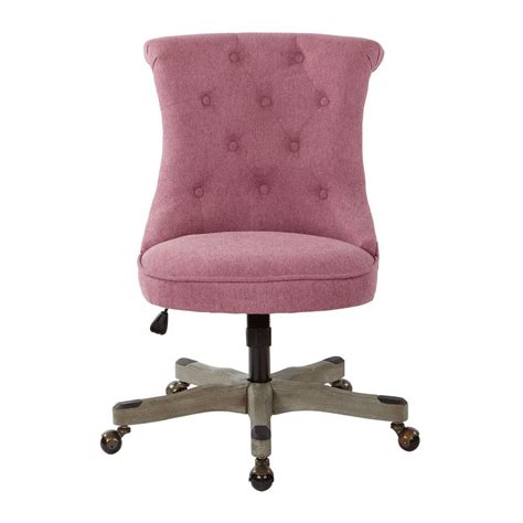 OSP Home Furnishings Hannah Orchid Fabric Tufted Office ...
