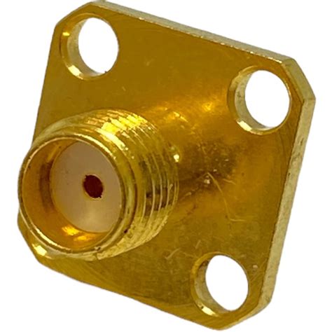 Smaf Panel Mount Rf Coaxial Connector