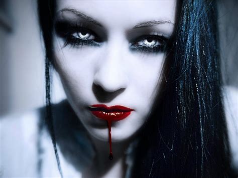 Fantasy Artwork Art Dark Vampire Gothic Girl Girls Horror Evil Blood