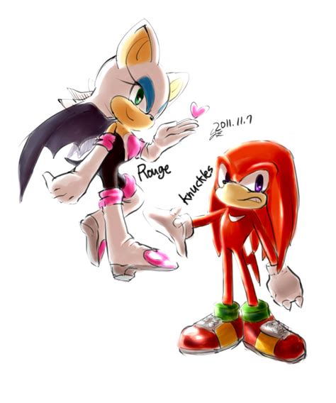 Knuckles And Rouge By Hanybe On Deviantart