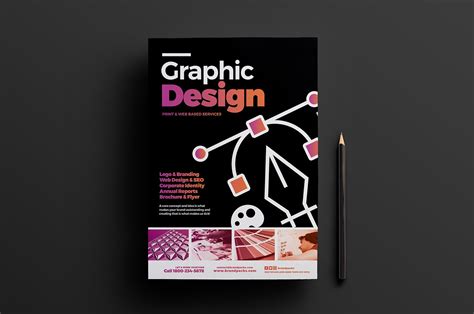 Graphic Designer Poster Template 3 Creative Flyer Templates