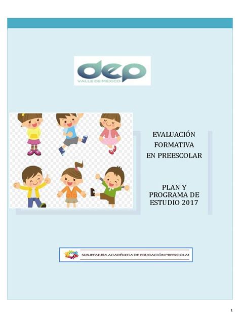 Evaluación Formativa En Preescolar Educación De La Primera Infancia