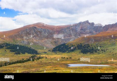 This Image Is A Fall Scene At The Guanella Pass Summit Looking Across