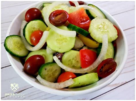 Cucumber Tomato Onion Salad Recipe Julias Simply Southern