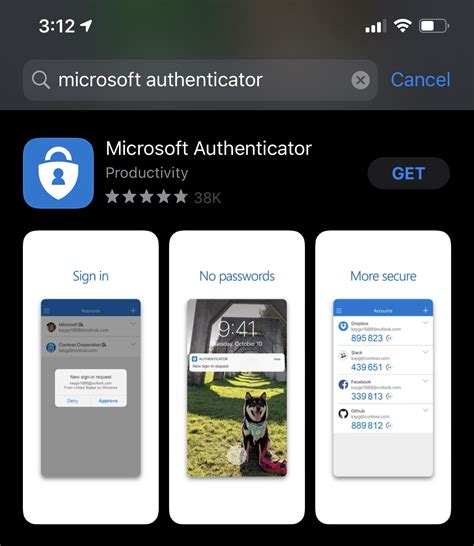 Install Microsoft Authenticator Baseose